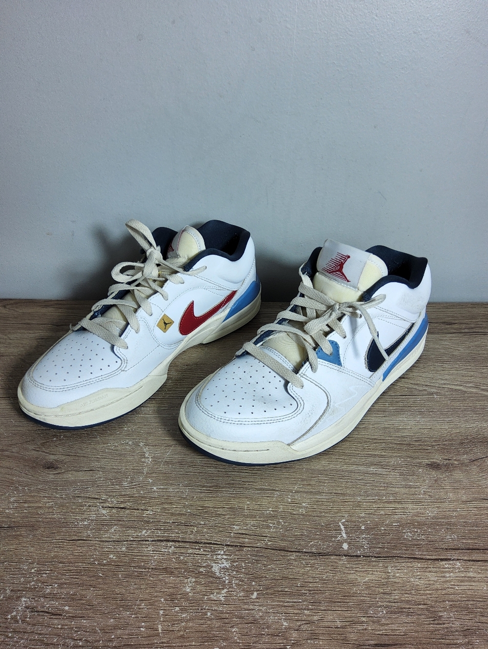 Nike Jordan Stadium 90 White Pale Ivory Aegean Men Casual Shoes HM3713-141